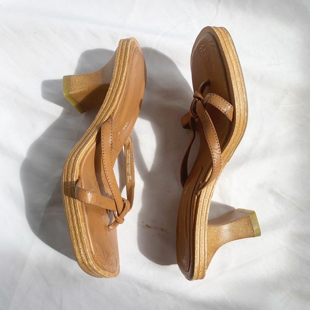 Y2K no boundaries Shayla Chunky Sandal Heels 6 - Picture 5 of 7